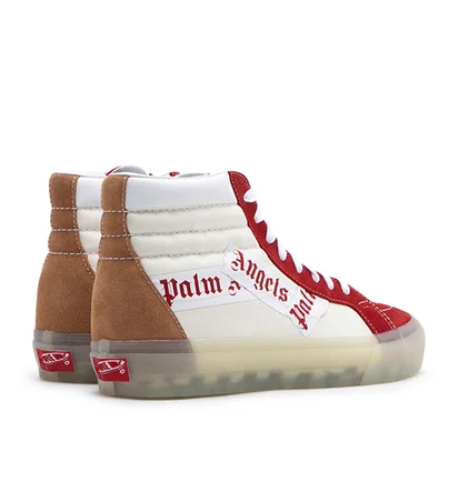 Vans Vault x Palm Angels Sk8-Hi Reissue (Weiß / Rot)