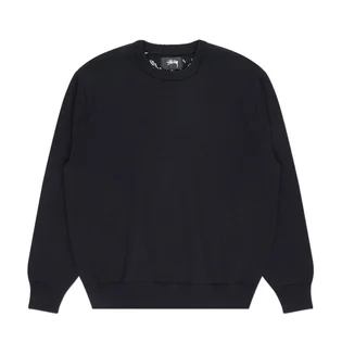 stüssy laguna icon sweater (black)