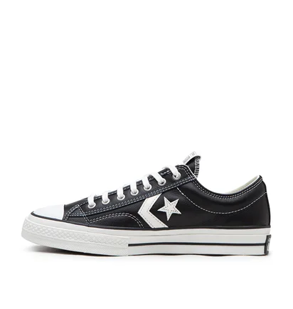 Converse Star Player 76 Fall Leather (Schwarz / Weiß)