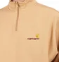 Carhartt WIP Half Zip American Script Sweat (Braun)
