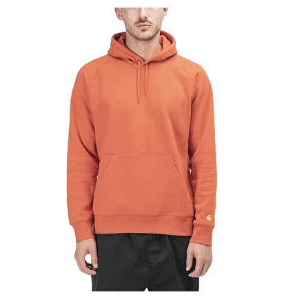 Carhartt WIP Hooded Chase Sweatshirt (Orange)