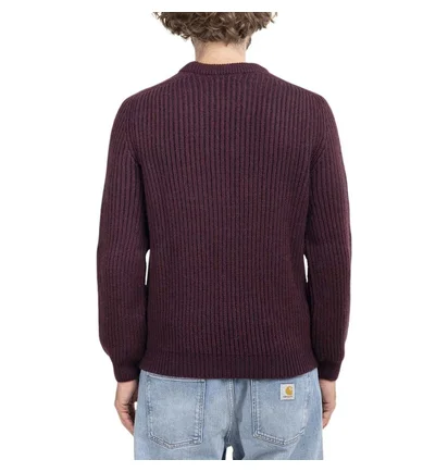 Edwin Roni Crew Sweater (Pflaume)
