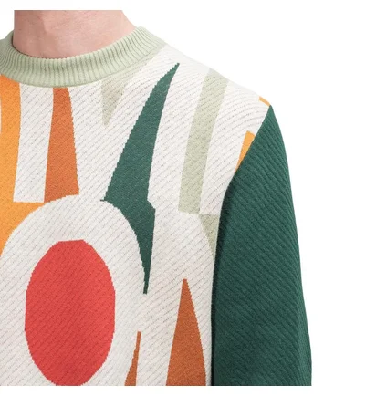 Aimé Leon Dore Blown Print Knit Sweater (Multi)