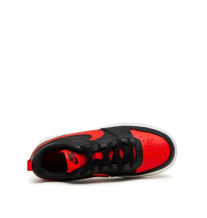 Nike Court Borough Low 2 (GS) (Schwarz / Rot)