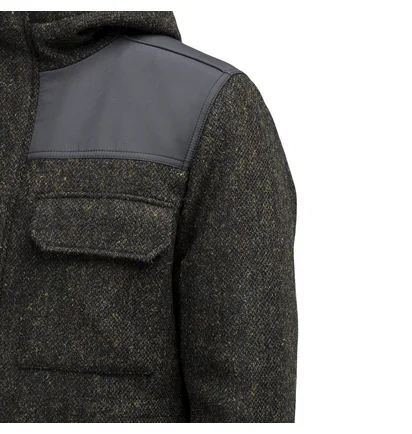 Norse Projects Nunk Harris Tweed (Schwarz)