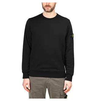 Stone Island Garment Dyed Crew Sweat (Schwarz)