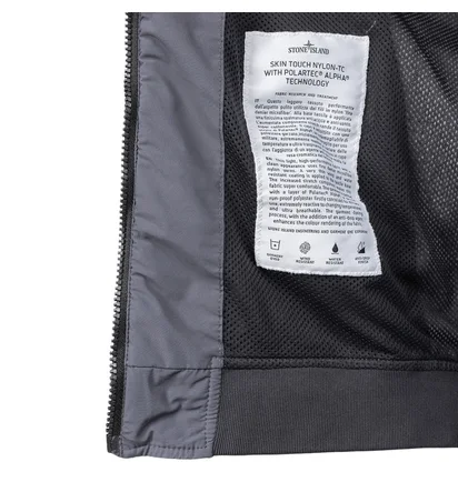 Stone Island Skin Touch Nylon-TC Jacket (Dunkelgrau)