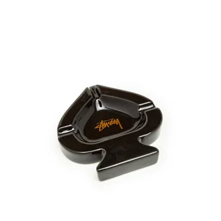 Stüssy Ceramic Spade Ashtray (Schwarz)