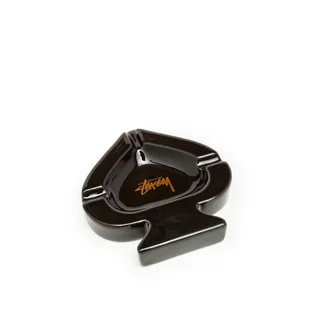 Stüssy Ceramic Spade Ashtray (Schwarz)