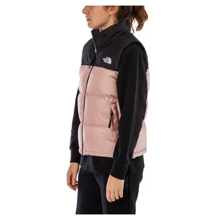 The North Face W 1996 Nuptse Weste (Rosa / Schwarz)
