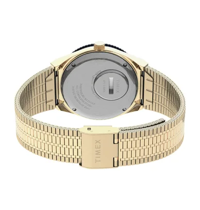 Timex Archive Q Diver Reissue 38mm (Gold / Blau)