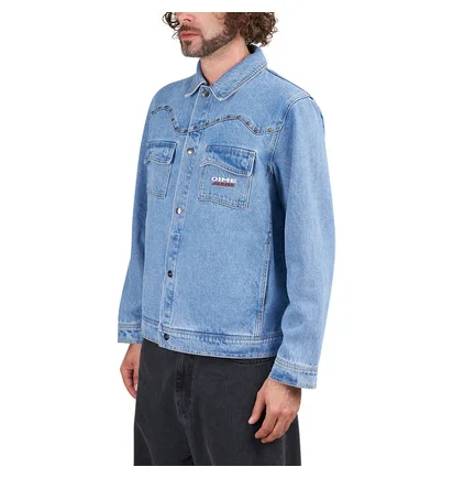 Dime Denim Western Jacket (Blau)