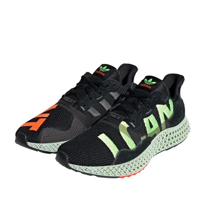 adidas ZX 4000 4D 'I Want I Can' (Schwarz / Gelb / Orange)