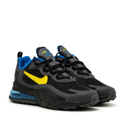 Nike Air Max 270 React (Schwarz / Blau / Gold)