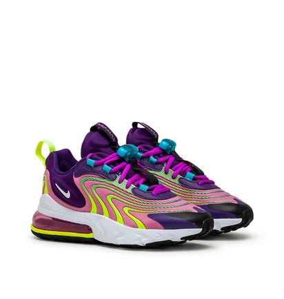 Nike WMNS Air Max 270 React ENG (Lila / Gelb)