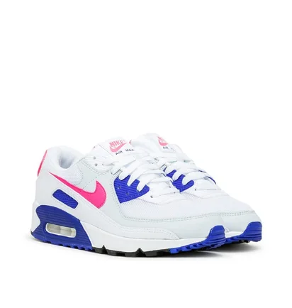 Nike WMNS Air Max 90 (Weiß / Grau / Blau / Pink)