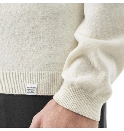 Norse Projects Sigfred Light Wool Pullover (Creme)