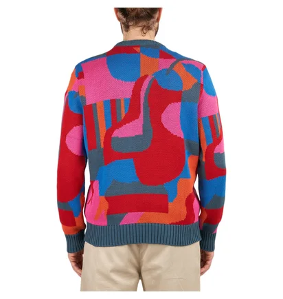 Parra Sitting Pear Pattern Knitted Pullover (Multi)