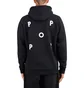 Pop Trading Company Logo Hooded Sweat (Schwarz / Weiss)