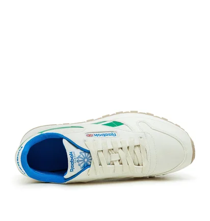 Reebok Classic Leather Glow (Weiß / Grün / Blau)