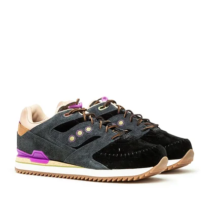 Saucony X Lapstone & Hammer Courageous Moc (Schwarz / Lila)