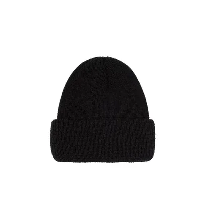 Stüssy Stock Cuff Beanie (Schwarz)