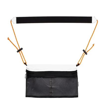 Taikan Sacoche Large Bag (Weiss / Schwarz / Orange)