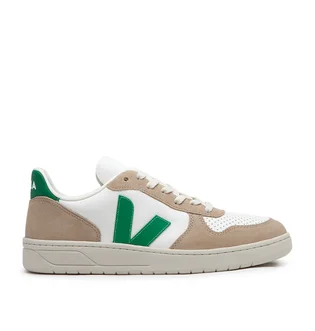 Veja V-10 Chromefree Leather (Weiß / Braun / Grün)