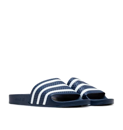 adidas Adilette (Navy / Weiss)