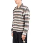 Obey Reggie Zip Up Cardigan Sweater (Braun / Beige)
