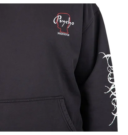 Brain Dead Psycho Meditation Hoodie (Schwarz)