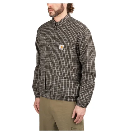 Carhartt WIP Dryden Check Jacket (Dunkelgrün)