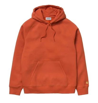 Carhartt WIP Hooded Chase Sweatshirt (Orange)