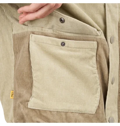 Dime Corduroy Hooded Jacket (Beige)