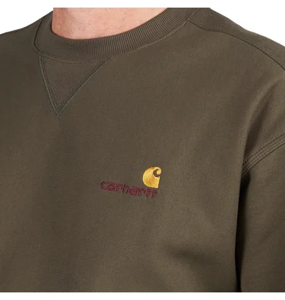 Carhartt WIP American Script Sweatshirt (Grün)