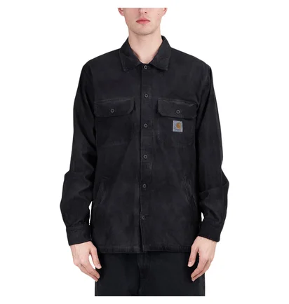 Carhartt WIP Dixon Chromo Shirt Jac (Schwarz / Grau)