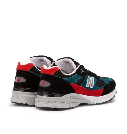 New Balance M 9919SCF - Made in England '.9 Pack' (Schwarz / Rot / Türkis)