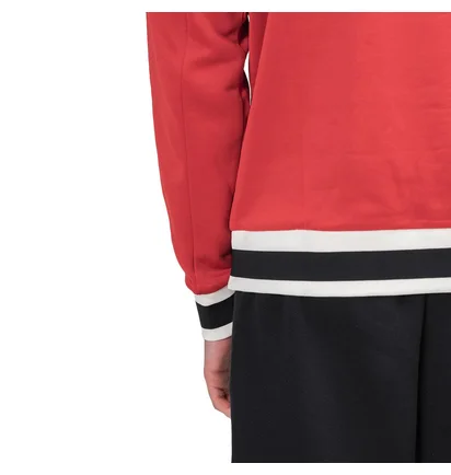 New Balance MT93545 REP Athletics Stadium Pullover (Rot / Schwarz)