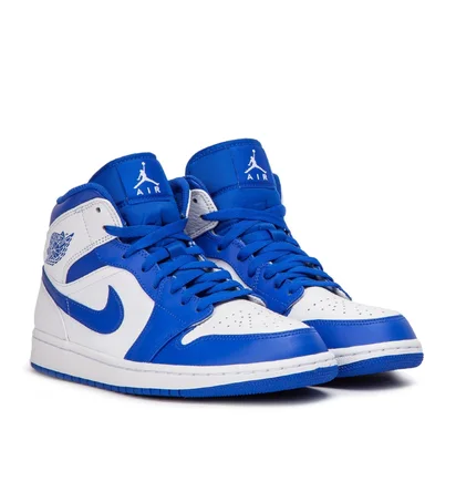 Nike Air Jordan 1 MID (Blau / Weiß)