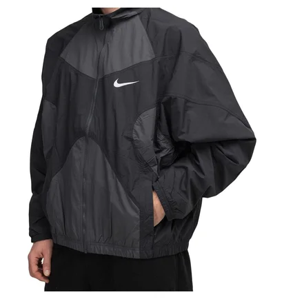Nike NSW Re-Issue Woven Jacket (Schwarz / Anthrazit)