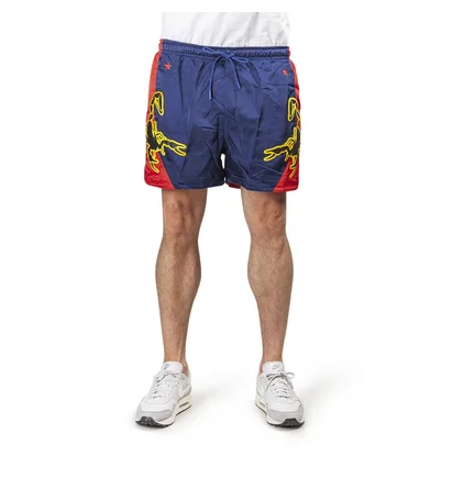 Nike Sportswear Webshorts (Blau / Rot)