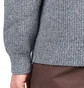 Norse Projects Roald Raglan Indigo Mouliné Pullover (Grau)