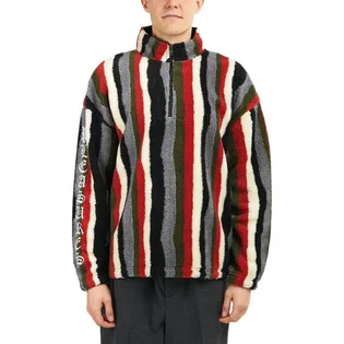 Pleasures Old E Quarter Zip Sherpa Pullover (Multi)