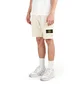 Stone Island Cotton Fleece Bermuda Cargo Shorts (Beige)