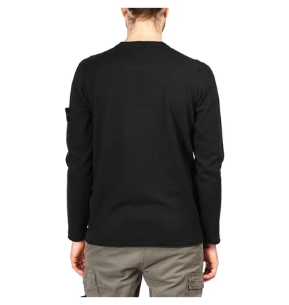 Stone Island Light Crewneck Knit Jumper (Schwarz)