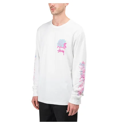 Stüssy Rosebud Longsleeve (Weiß)