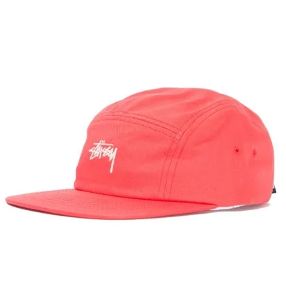 Stüssy Stock Camp Cap (Korall)