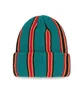 Stüssy Vertical Stripe Cuff Beanie (Türkis)