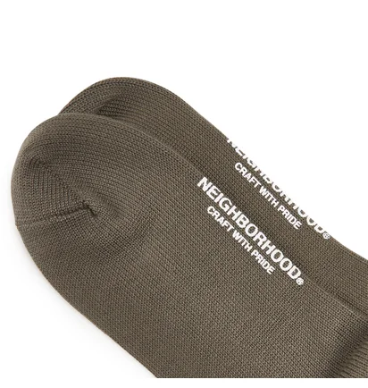Neighborhood Rib Socks (Oliv)