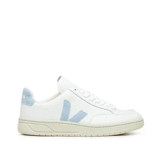Veja WMNS V-12 Leather (Weiss / Blau)